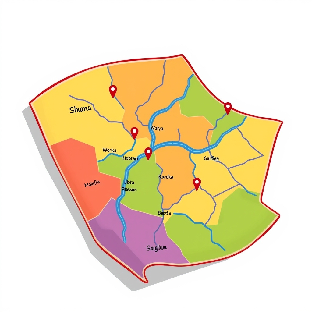 I have cities but no houses, forests but no trees, and water but no fish. What am I?