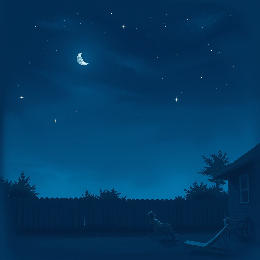 First Quarter Moon Brightens June Skies