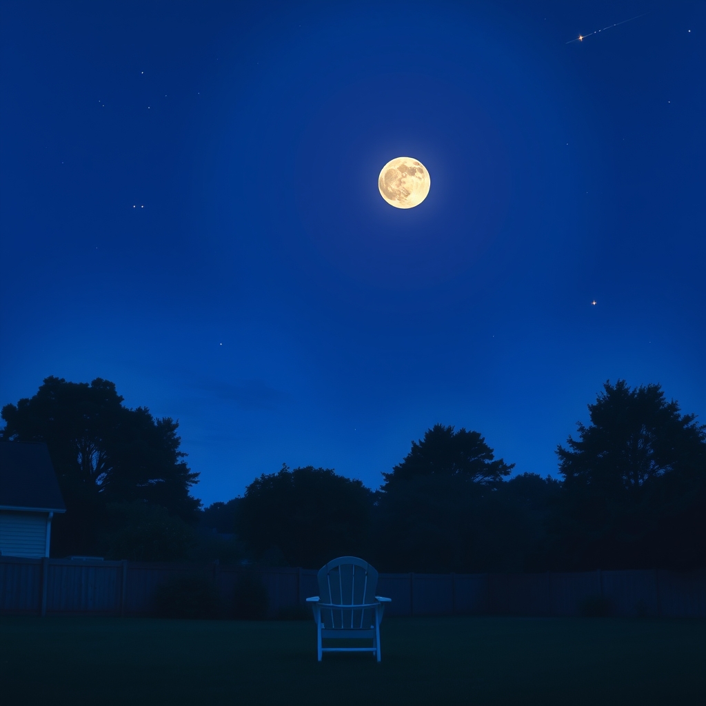 Full Moon Brightens July Skies